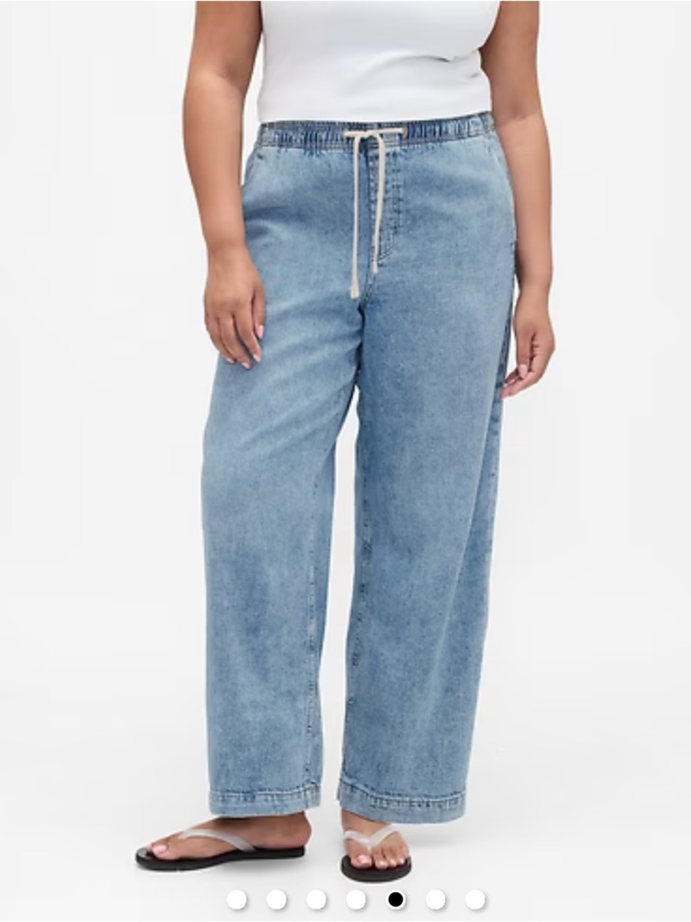GAP High Rise Wide Leg Jeans